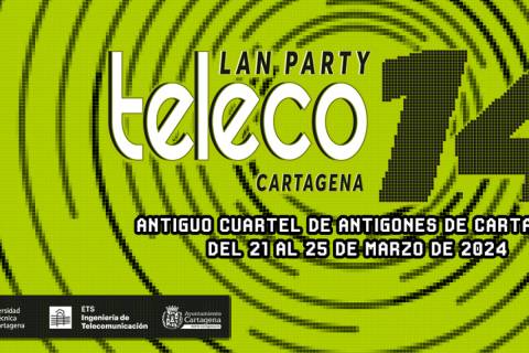 Cartel anunciador de esta edición de la Teleco LAN Party